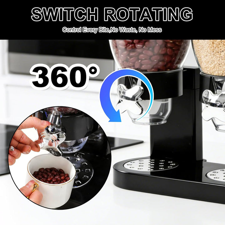 Cereal Dispenser Countertop 2L, Lebensmittelspender aus Kunststoff,Cereal Dispenser & Cornflakes Spe