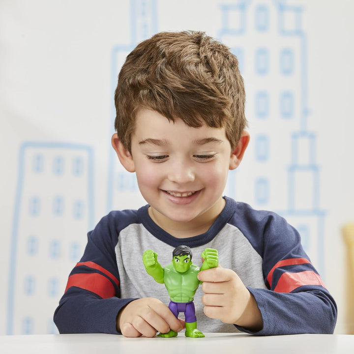 Spidey and his Amazing Friends Marvel Hulk Figur, 10 cm grosse Action-Figur für Kinder ab 3 Jahren,