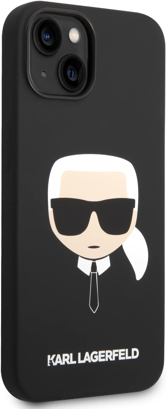 KARL LAGERFELD KLHMP14MSLKHBK Hülle für iPhone 14 Plus 6,7" hardcase Schwarz SIL