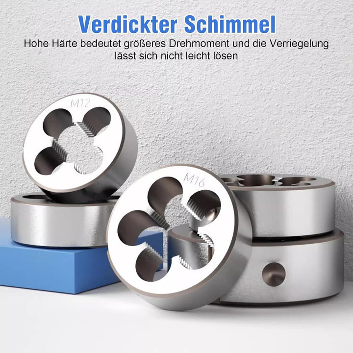Gewindeschneidsatz 110 TLG, Gewindeschneider set ks tools aus Schnellarbeitsstahl Einschnitt Gewinde