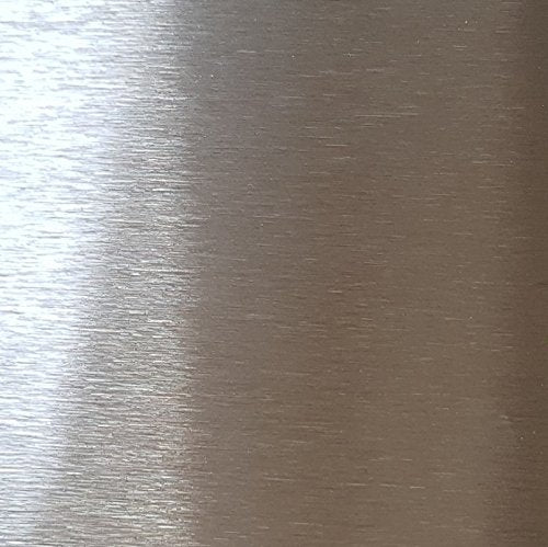 Edelstahl Blechstreifen V2A geschliffen 2 Meter lang 0,8 mm stark (40 mm)