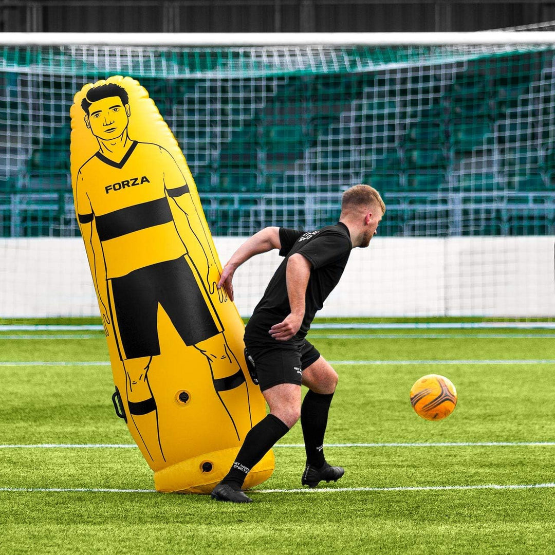 FORZA Profi Fussball Luft Dummies – aufblasbare Fussballtraining Freistossdummies | Standardsituatio