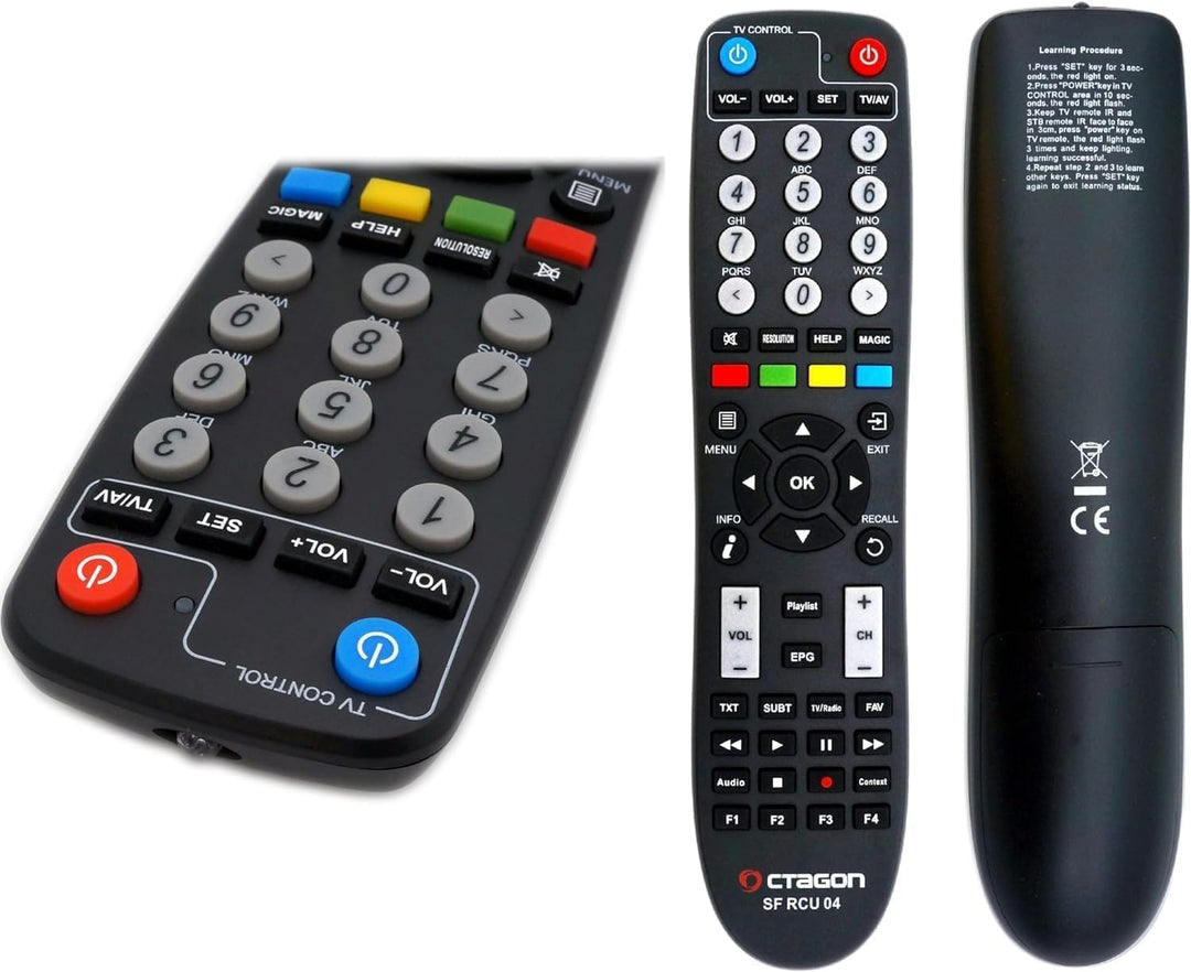 OCTAGON SF8008 UHD 4K Supreme Twin Sat Receiver, 2X DVB-S2X Tuner, E2 Linux & Define OS, mit PVR Auf