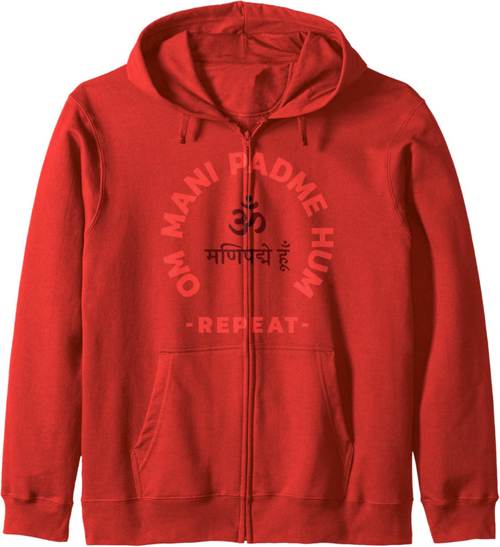 Om Mani Padme Hum Mantra Kapuzenjacke