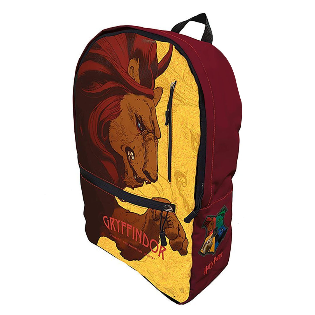 Harry Potter Rucksack (Gryffindor Löwe Design) 30cm x 40cm x 12cm - Offizielles Lizenzprodukt