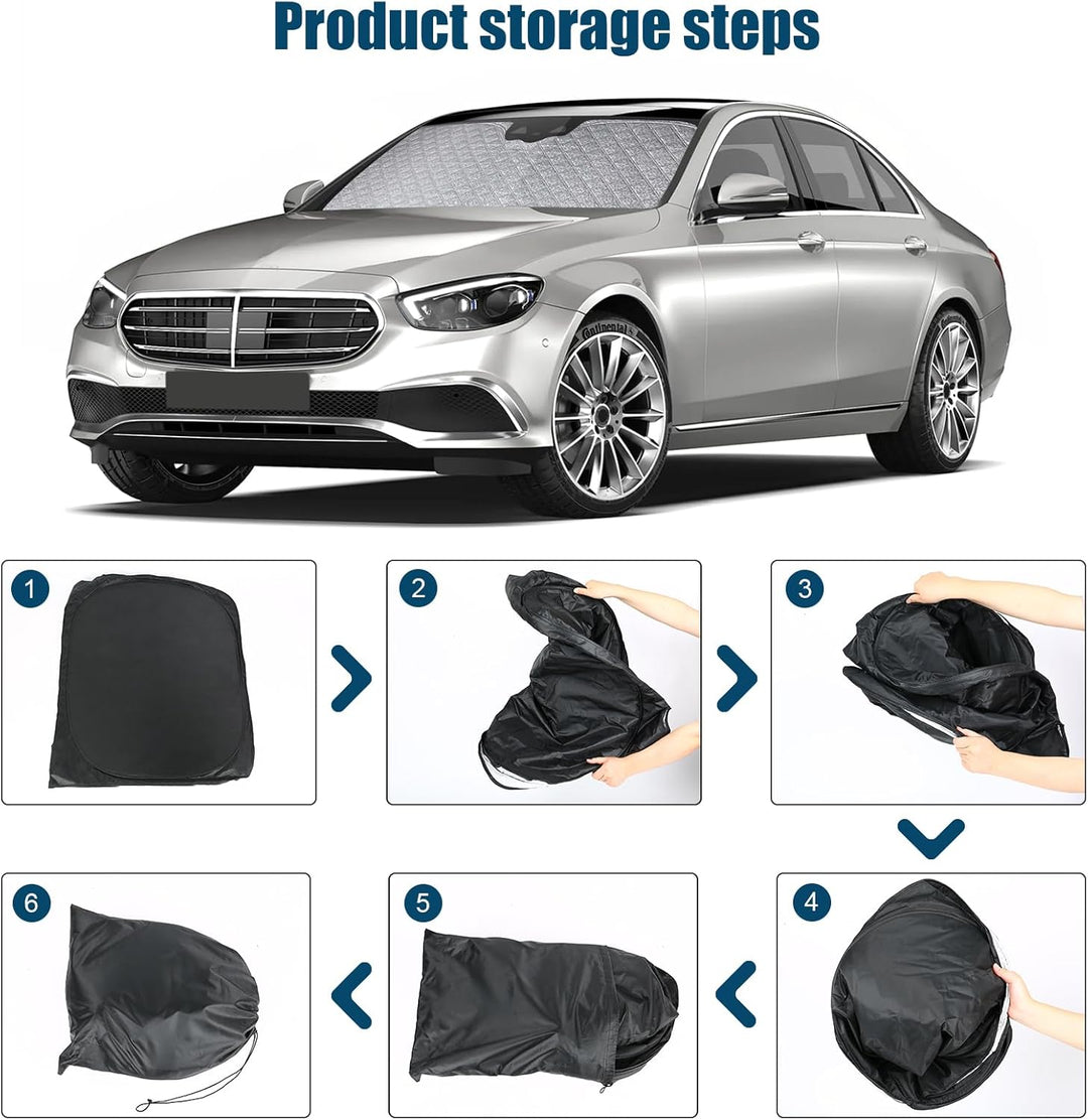 Sonnenschutz Frontscheibe Kompatibel mit Mercedes-Benz E-Class W214 2024-2025, Auto Windschutzscheib