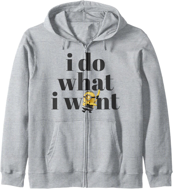Despicable Me Minions Stuart Do What I Want Kapuzenjacke
