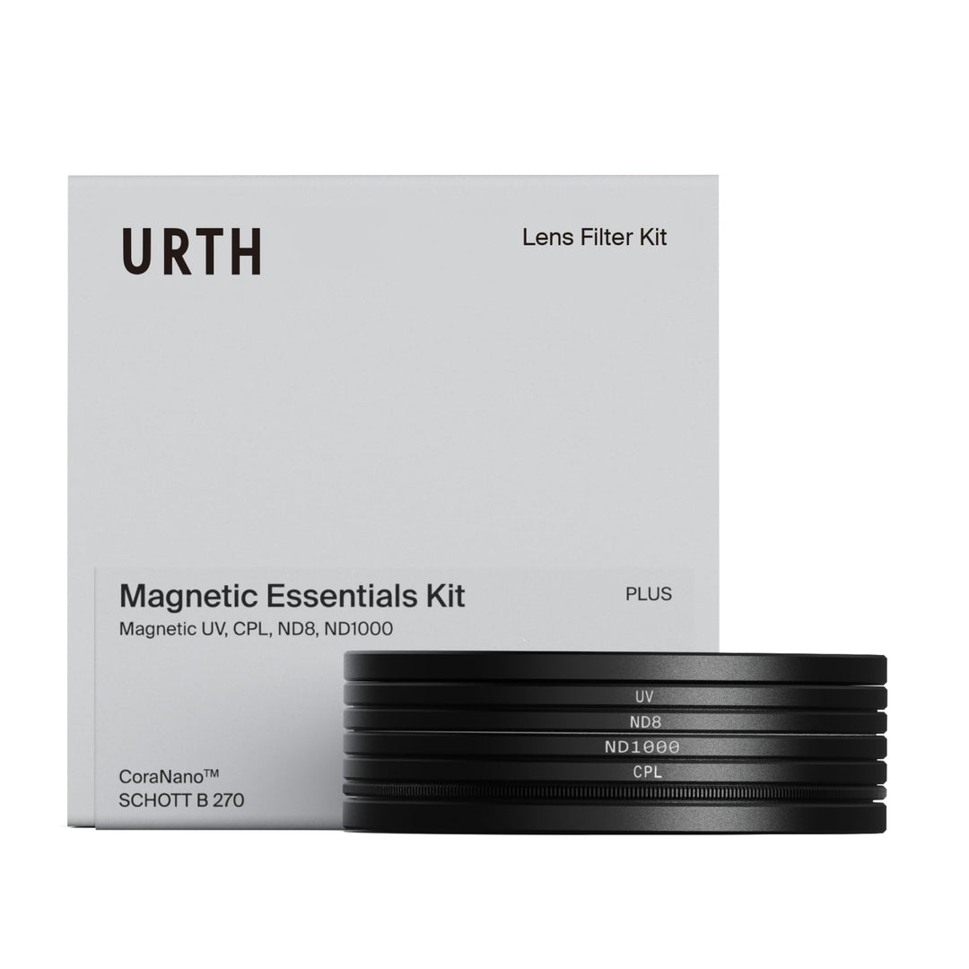 Urth 40,5 mm magnetisches UV-, zirkulares Polarisations-(CPL), ND8, ND1000 Objektivfilter-Set (Plus+