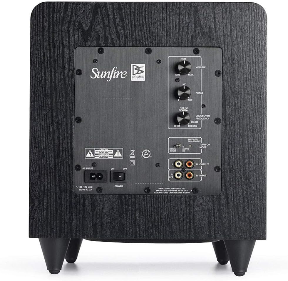 aktiver Gehäuse Subwoofer - 12 Zoll - 600 Watt - schwarz - Heimkino