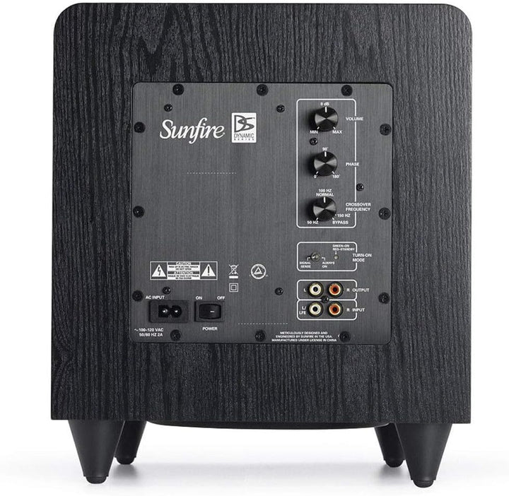 aktiver Gehäuse Subwoofer - 12 Zoll - 600 Watt - schwarz - Heimkino