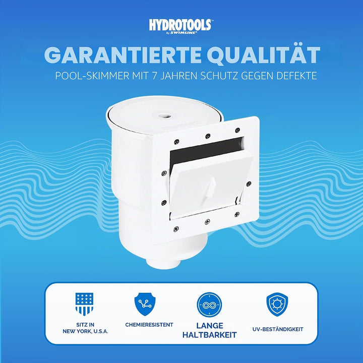 Swimline 8940 Complete Standard Thru-Wall Skimmer, One Size, Multi Standard-Wand-Skimmer (weiss), St