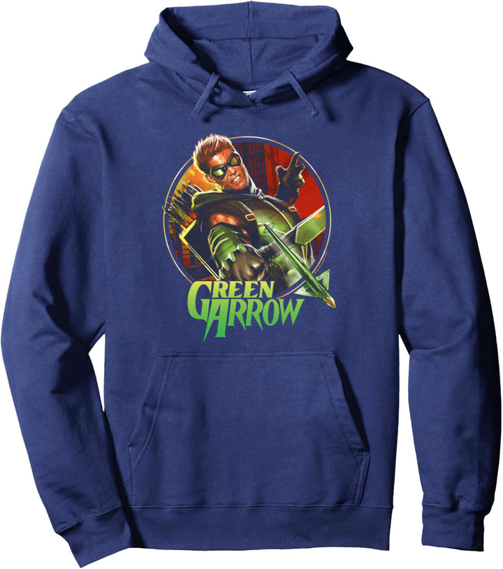 Justice League Green Arrow Sunset Archer Pullover Hoodie