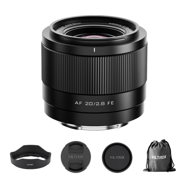 VILTROX 20mm f2.8 FE, 20mm f/2.8 e Mount Objektiv Vollformat Autofokus Prime Objektiv für Sony e Mou