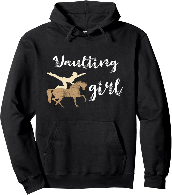 Voltigieren Volti Reiten Voltigierer Mädels Reiterin Pullover Hoodie