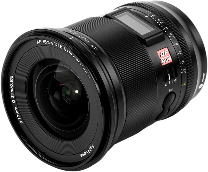 VILTROX 16mm F1.8 L Objektiv für L-Mount, Vollformat-Weitwinkelobjektiv mit grosser Blende und LCD-B