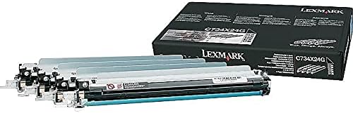 Lexmark Original C734X24G /, 4X Premium Trommel, Schwarz, Cyan, Magenta, Gelb, 20000 Seiten