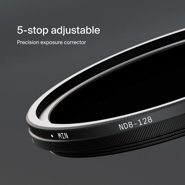 Urth 95 mm Variabler Graufilter ND8-128 (3-7 Stop) ND Filter (Plus+) 95mm, 95mm