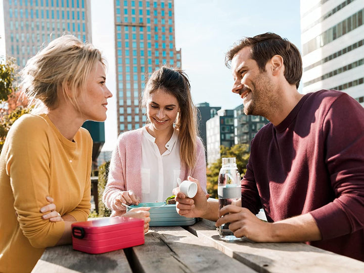 Mepal Lunchbox Duo Pack - Midi + Large - Erwachsene Brotdose mit Bento Box - für kleine Snacks & Res