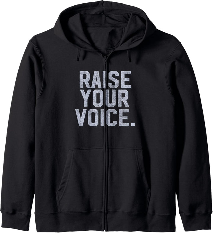 Trendy Block Raise Your Voice Kapuzenjacke