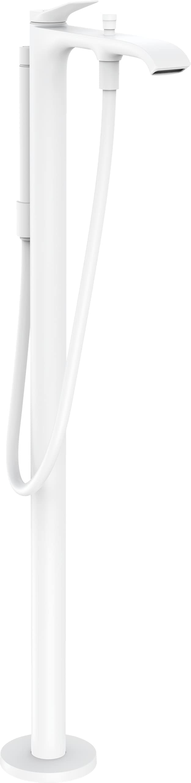 hansgrohe Wannenarmatur bodenstehend Vivenis, für 2 Funktionen, Mattweiss, Mattweiss