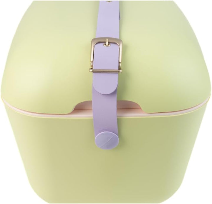 Kreher® Kühlbox Passive Kühlbox Kühltaschen Polar in Retro Vintage Design aus Kunststoff mit polysty