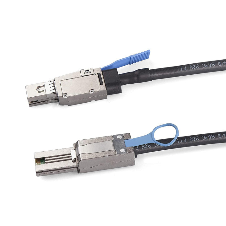 10Gtek External Mini SAS HD SFF-8644 zu Mini SAS SFF-8088 Hybrid Kabel, 4-Meter(13.2ft), SFF-8644 to