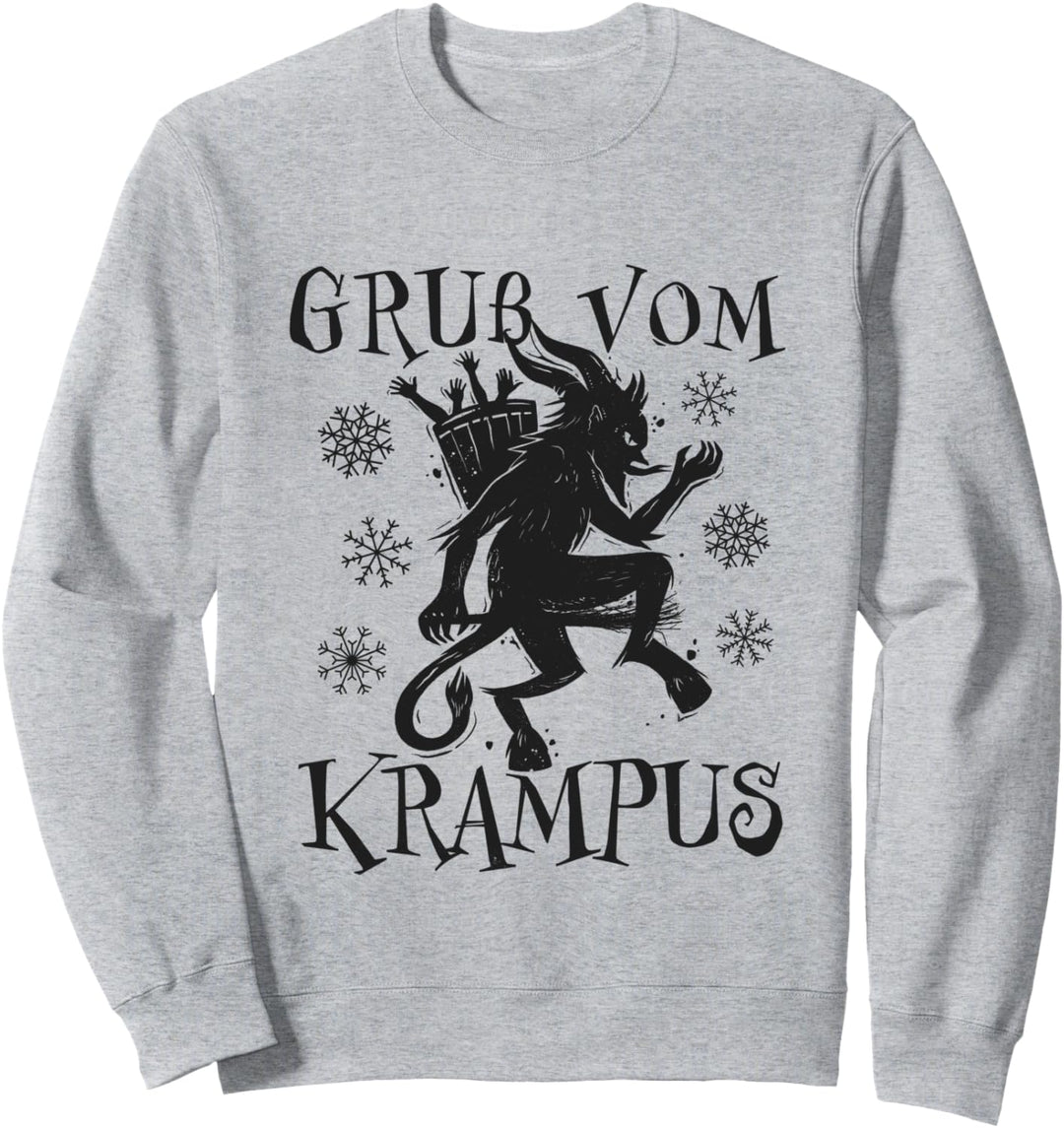 Gruss Vom Krampus Nikolaus Kramperl Perchten Krampus Sweatshirt