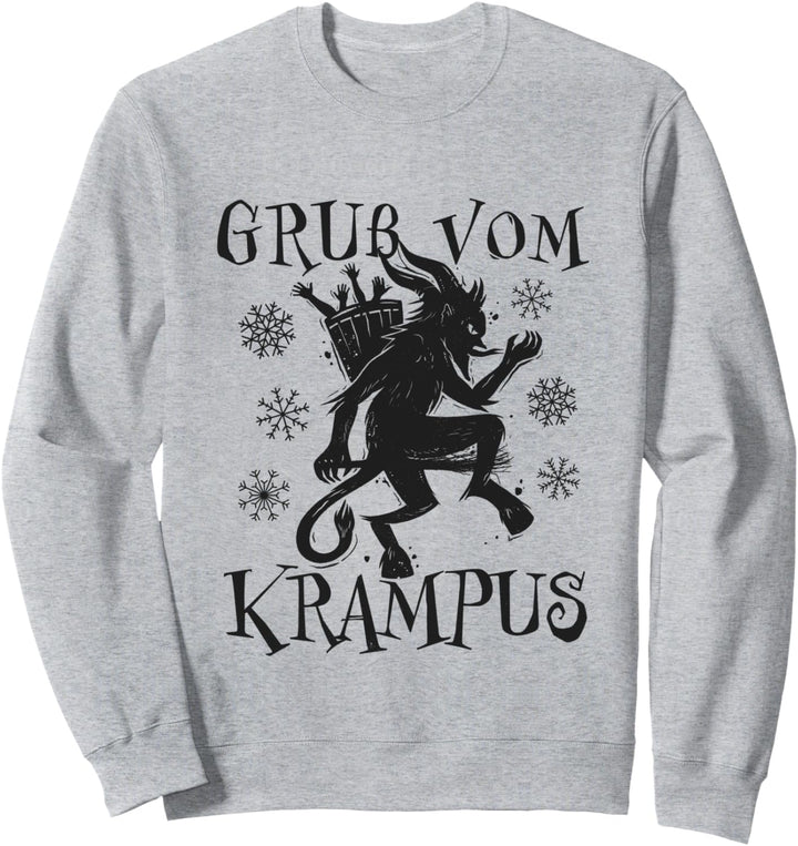 Gruss Vom Krampus Nikolaus Kramperl Perchten Krampus Sweatshirt