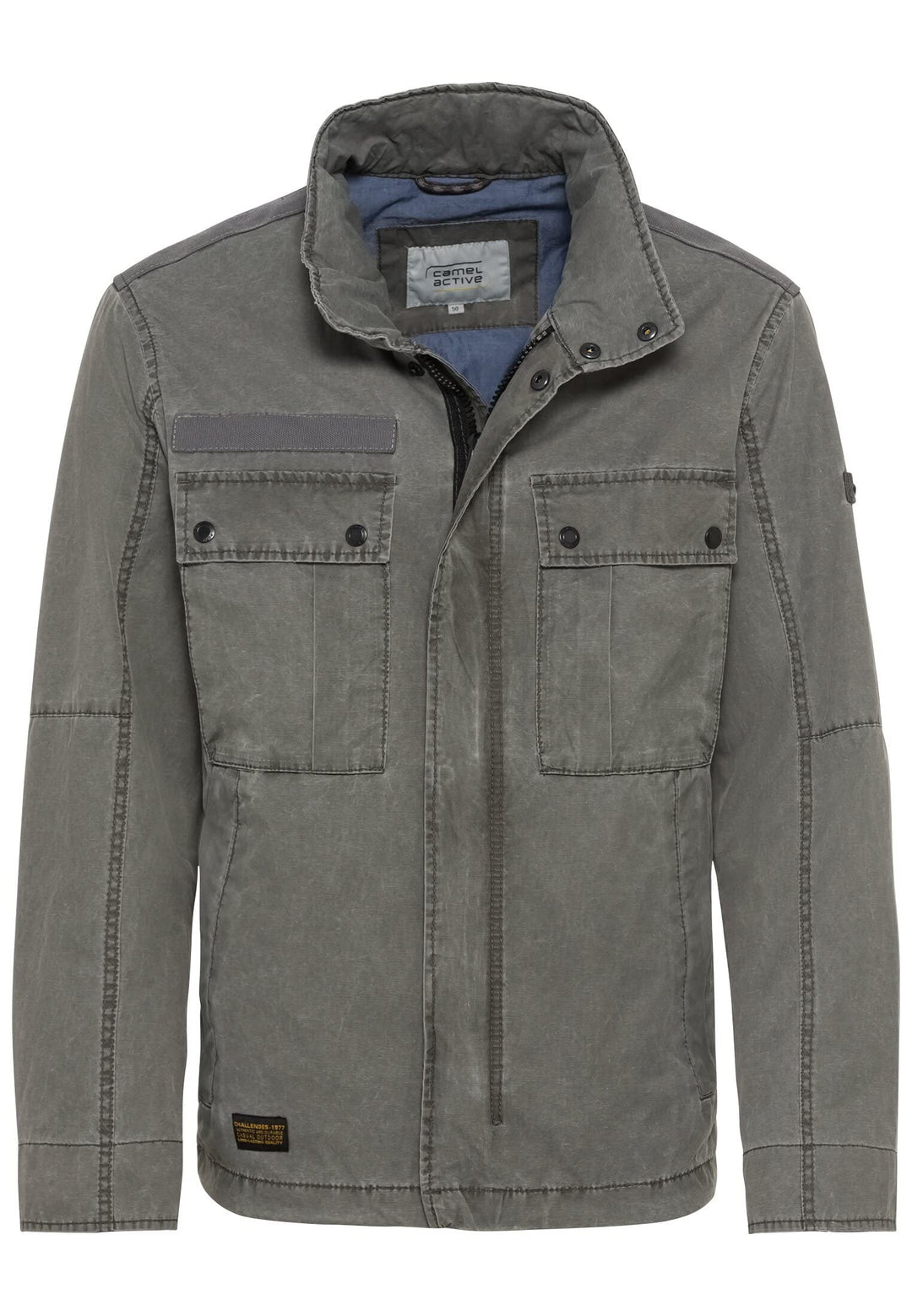 camel active Herren 430800/7u64 Jacke 35 Grau, 35 Grau