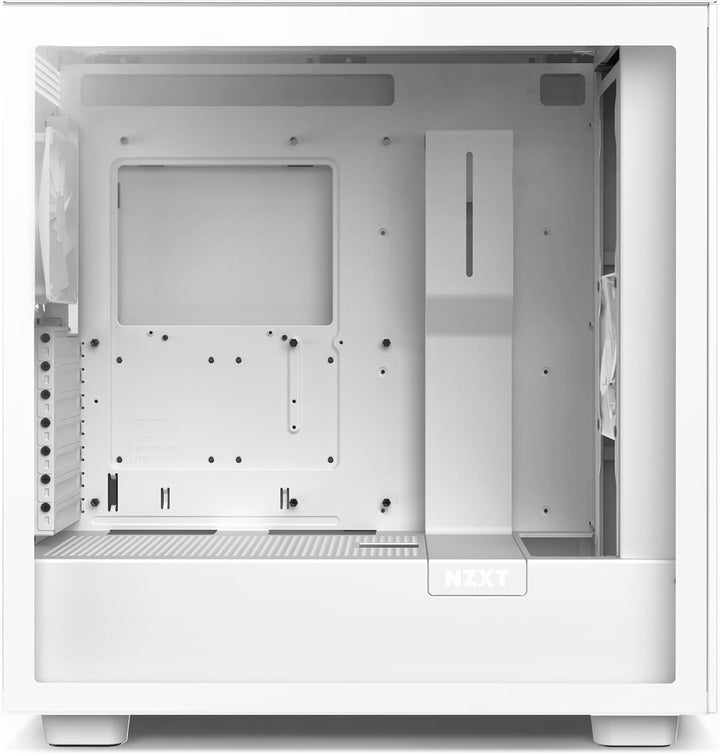 NZXT H7 Flow - CM-H71FW-01 - ATX Mid-Tower Gaming PC-Gehäuse - Front USB-C Port - Mesh Front- & Temp