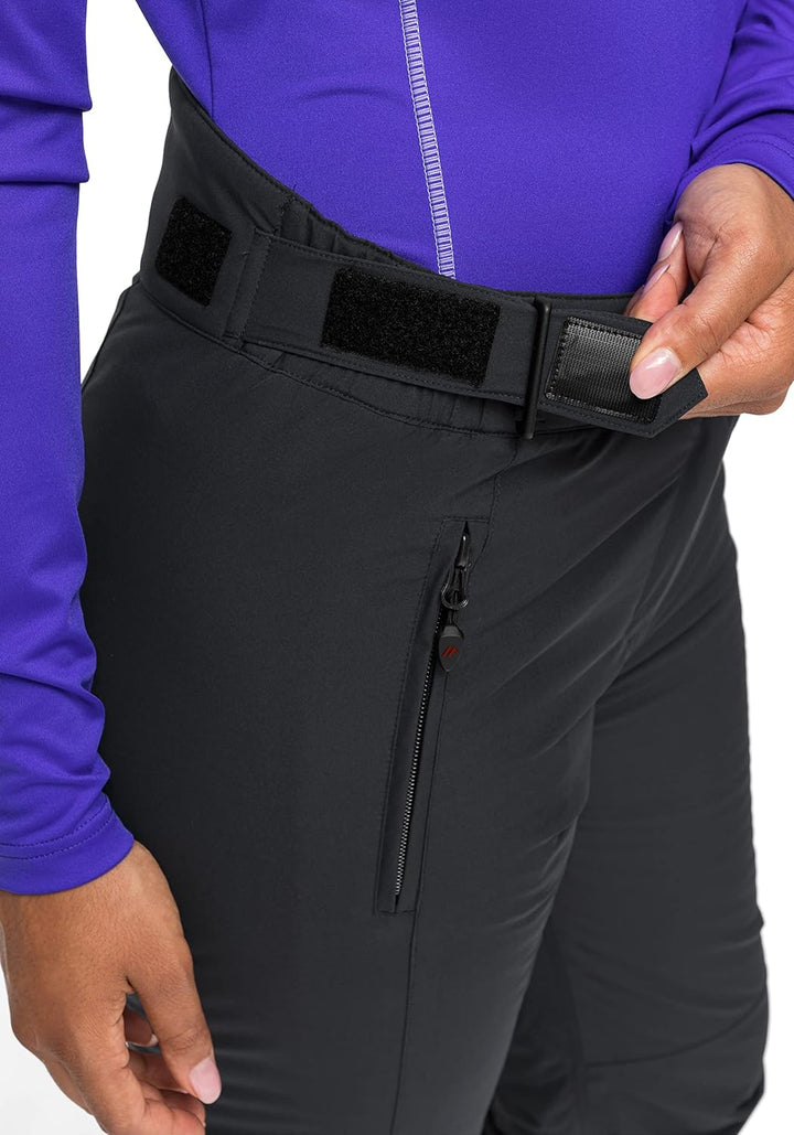 Maier Sports Damen Skihose Resi 2 48 Schwarz, 48 Schwarz