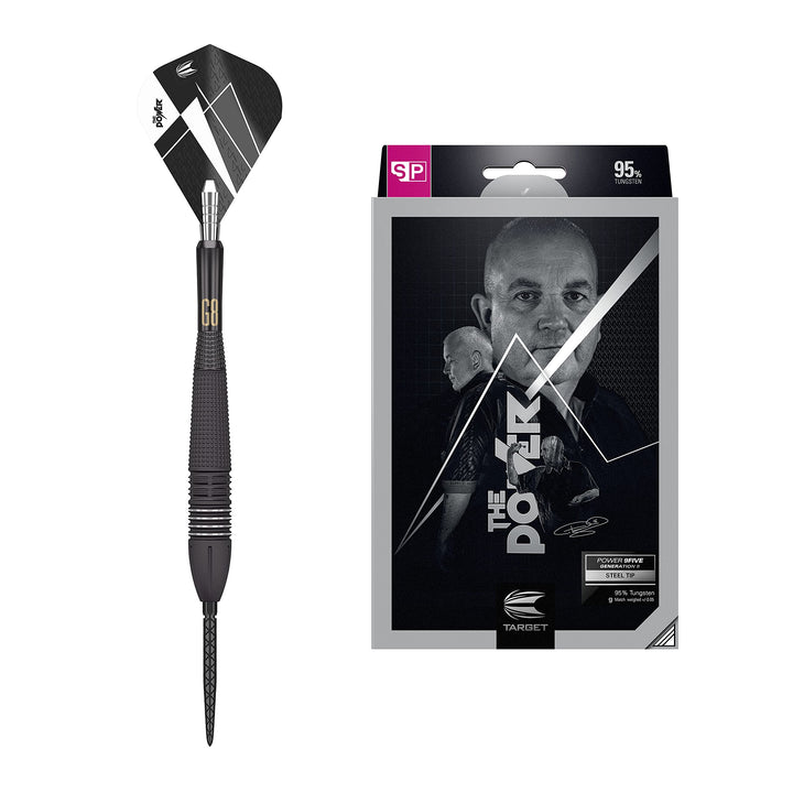Target Darts Phil Taylor Power 9-Five 8. Gen. 95% Wolfram Swiss Point Steeldarts-Set Dartpfeile 22G,