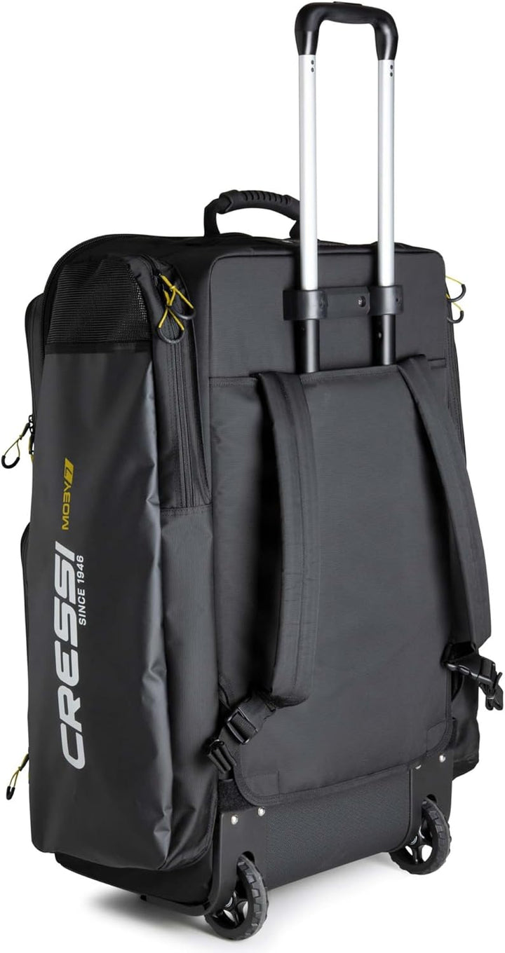 CRESSI Trolley Bag, Schwarz/Gelb