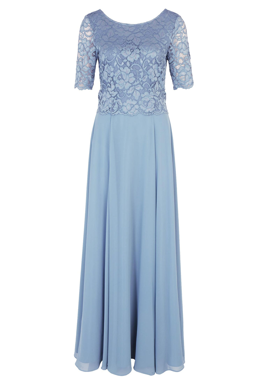 Vera Mont Damen 0266/4825 Kleid 52 Bluish Grey, 52 Bluish Grey