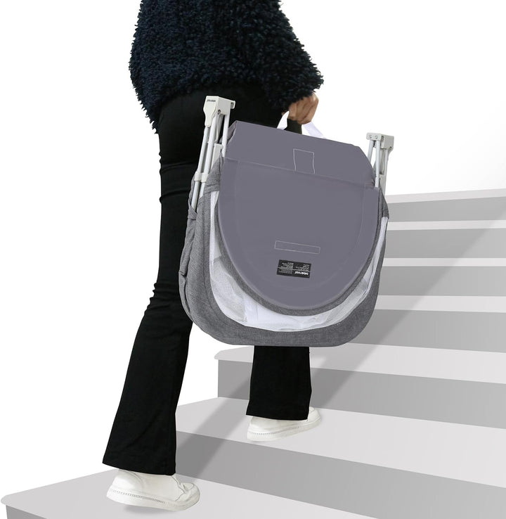 beberoad Baby Reisebett - Stubenwagen - Leicht - Portable Reisebettzelt für Babys- Zweipunkt-Sicherh