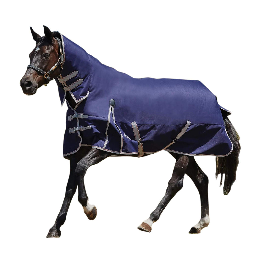 Weatherbeeta Comfitec Essential Combo Hals Schwer Navy/Silber/Rot 4ft Navy Silver Red, 4ft Navy Silv