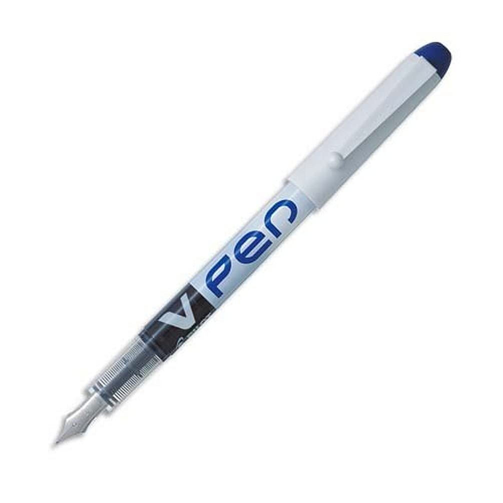 Pilot V-Pen Füllfederhalter (Einwegfüller) 12 Stück blau