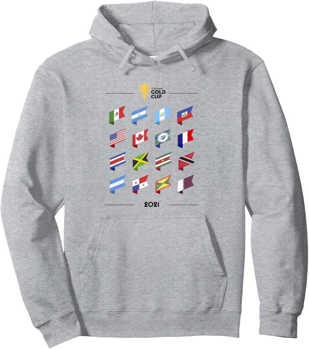Designs of Past Editions and Champions of the Gold Cup Pullover Hoodie