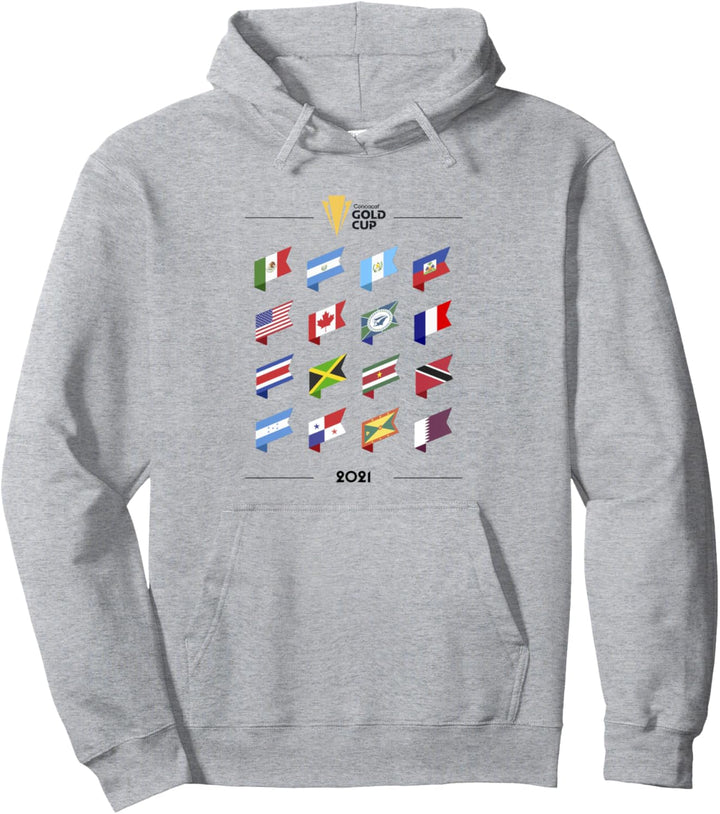 Designs of Past Editions and Champions of the Gold Cup Pullover Hoodie