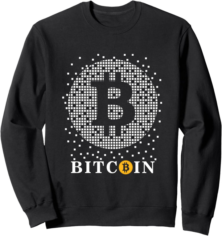 Golden BTC Bitcoin Cryptocurrency Token Tee shirts, Bitcoin Sweatshirt