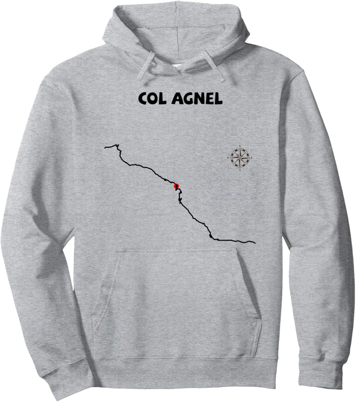 Col Agnel Bike Motorrad und Radsport Alpen in Frankreich Pullover Hoodie