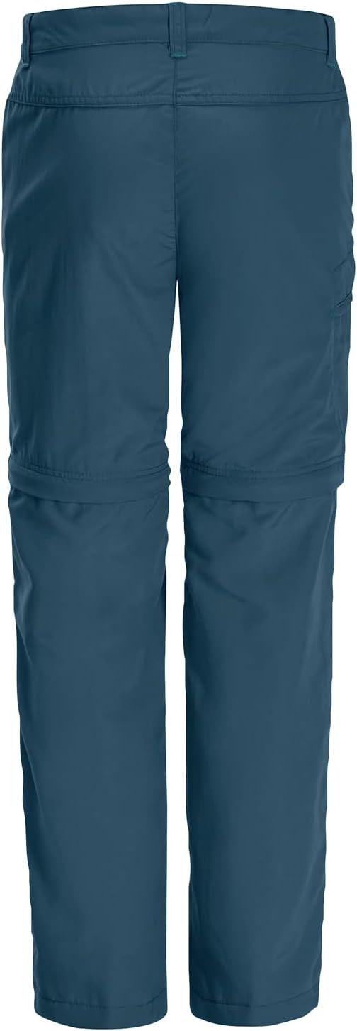 Jack Wolfskin Unisex Kinder Outdoorhose Safari Zip Off Pants K 92 Dark Sea, 92 Dark Sea