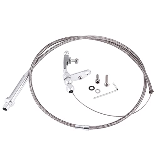 Headerbs Kickdown-Kabel, Kickdown-Getriebekabel, Geflochtenes Edelstahl-Kickdown-Getriebe-Kickdown-K