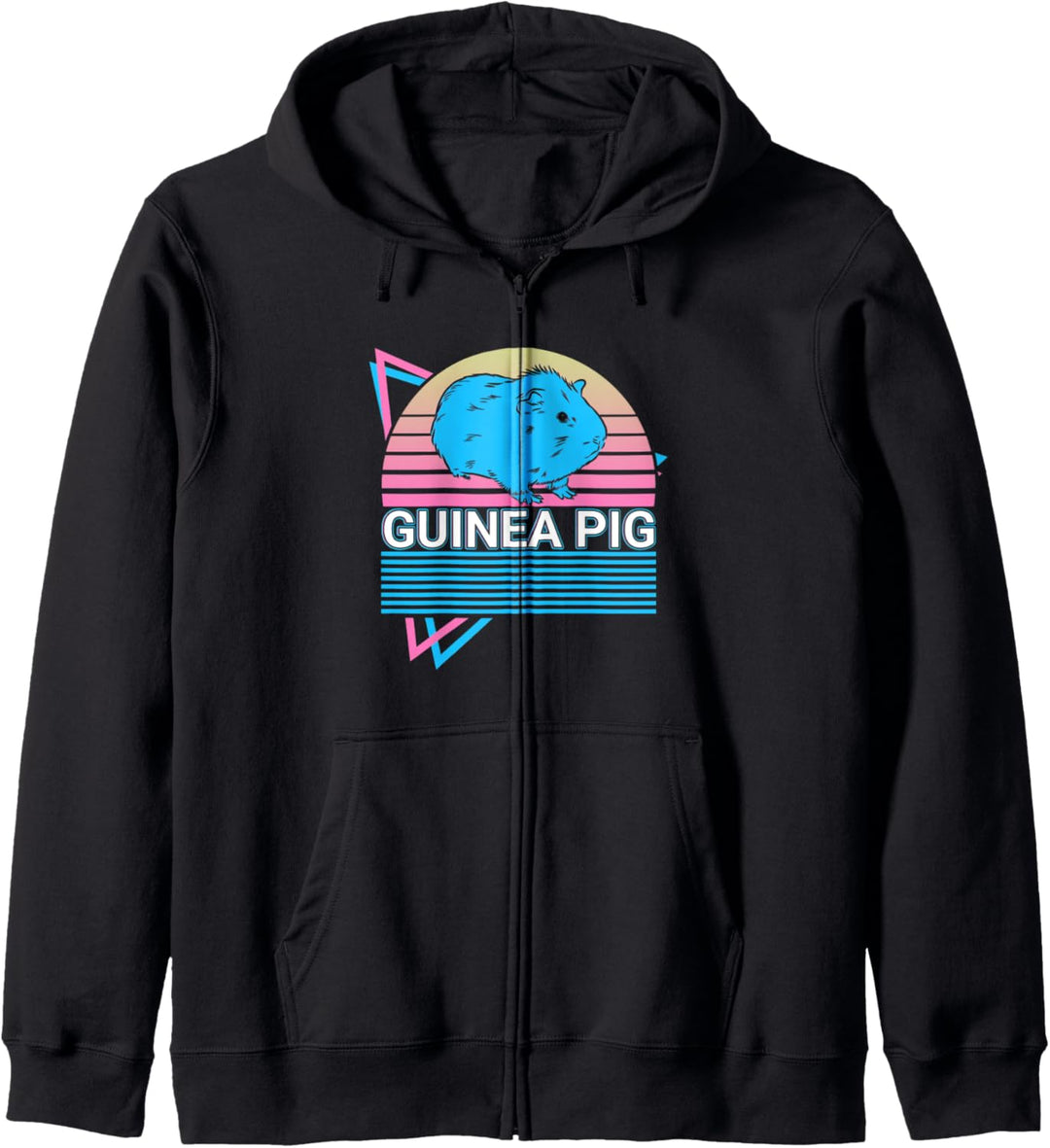Meerschweinchen Retro Kapuzenjacke