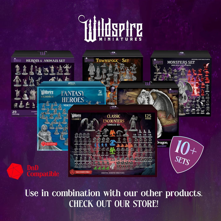 Wildspire Monsters Pack für DND Miniatures Booster 16 Minis