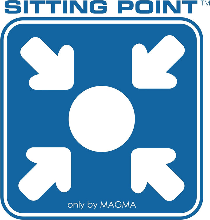 SITTING POINT only by MAGMA Sitzsack Boogie Felt Filzimitat in anthrazit