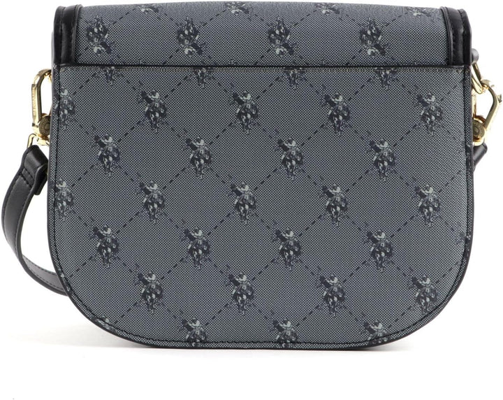 U.S. POLO ASSN. Hampton Flap Crossbody Black
