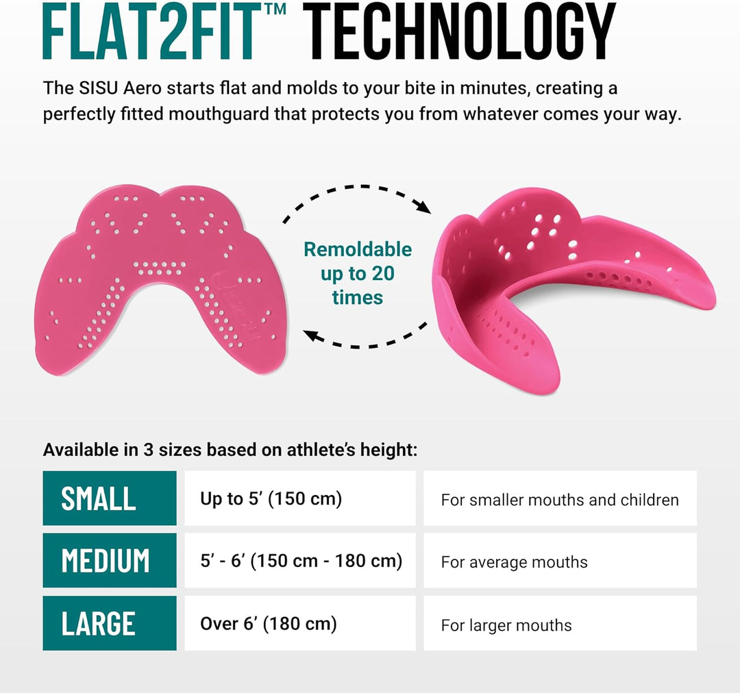 SISU Erwachsene Nextgen Aero Zahnschutz L Hot Pink, L Hot Pink
