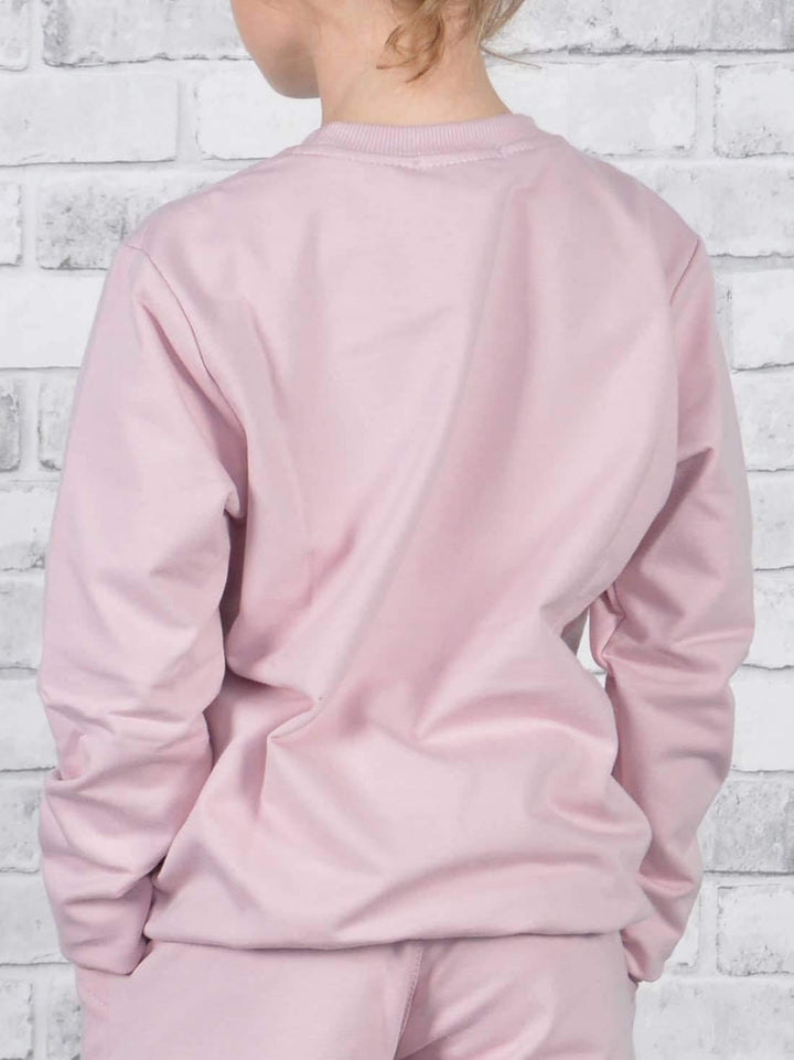 Mädchen Pullover Kinder Pulli Langarm Sweatshirt 30321, Lachs