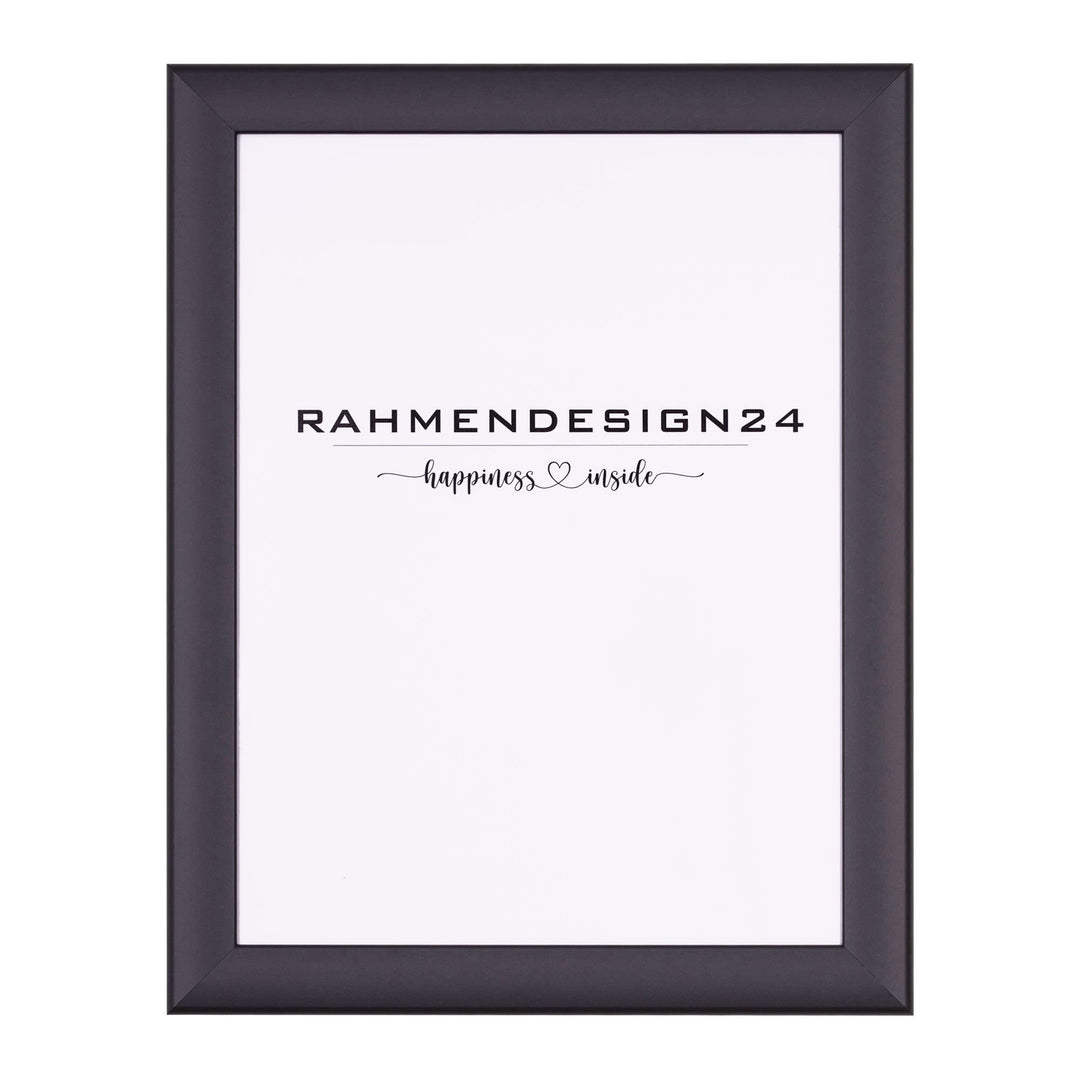 Rahmendesign24 Bilderrahmen Fiona 60x80 (POSTERFORMAT) Anthrazit Fotorahmen, Wechselrahmen, Posterra